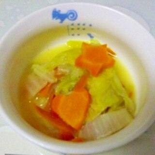 粉ミルクで☆白菜のミルクスープ